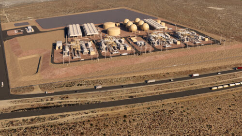 Willow Rock Energy Storage Center from above